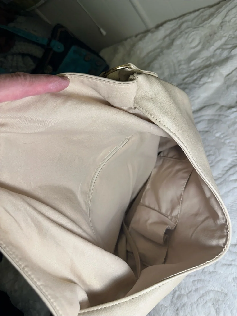 Browning beige Hobo conceal and carry shoulder Bag with Braided Detail